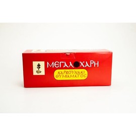 Megalohari Karvounakia | Incense Charcoal | Hookah Charcoal Coals | Coal Tablets | Incense Coal Disks (6x20 Rolls 3cm)