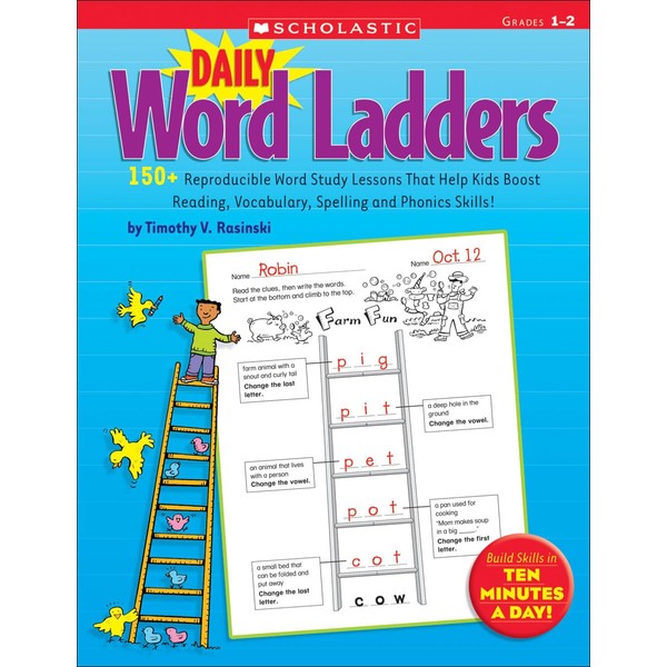 Daily Word Ladders: Grades 1-2: 150+ Reproducible Word Study Lessons