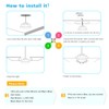 2 Inch LED Downlight, Recessed Lighting Dimmable Ceiling Light, 3W,