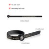Meowoo Ring Sizer Measuring Tool with Magnifier, for Ring Measurer
