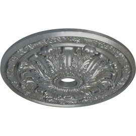 Ekena Millwork Flagstone Ceiling Medallion, Platinum