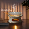 KAYCROWN Teapot Warmer, Ceramic Tea Warmer with Tealight Holder, Teapot