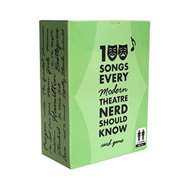 100 Songs Every Theatre Nerd Should Know - Ultimate Musical Theatre Card Game - Modern Deck