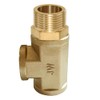 Joywayus Brass Tee Pipe Fitting Barstock 3 Way 3/4" NPT