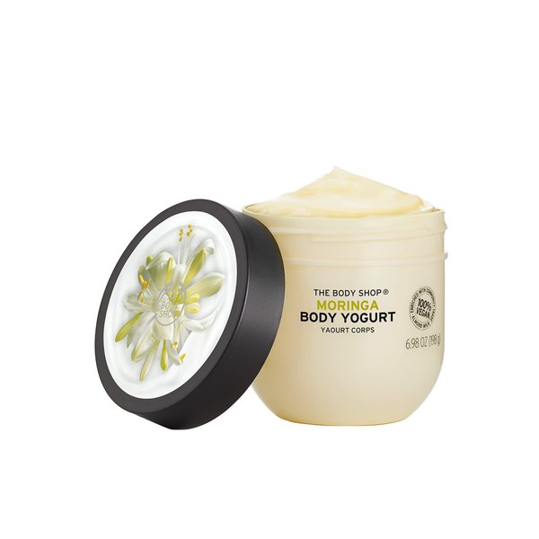 The Body Shop Official Body Yogurt Moringa, 6.8 fl oz (200 ml), Genuine Product