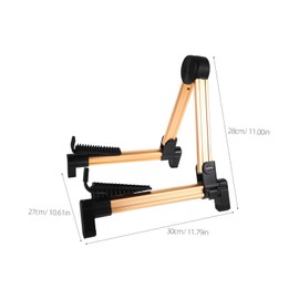 SUPVOX Portable Foldable Guitar Stand for Guitars Bass and Violin Lightweight and Durable Instrument Holder Support Easy Setup and Convenient Storage for Home and Stage Use