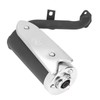Scooter Exhaust Pipe Metal Alloy Replacement for 43cc 49cc Quad