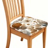 Chair Covers - Elastic Printed Dining Chair Slipcovers, Removable Washable