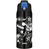 Thermos FJJ-801WF BK-BL Vacuum Insulated 2-Way Bottle, 0.8L/0.83L Black Blue