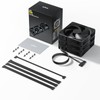 upHere U2K Case Fan 120mm Black PWM Silent Computer Cooling