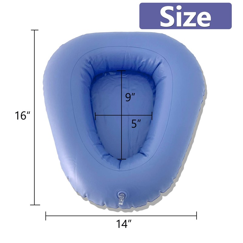 Inflatable Bedpan - Potty Bedside Toilet Nursing Urinals for Mother