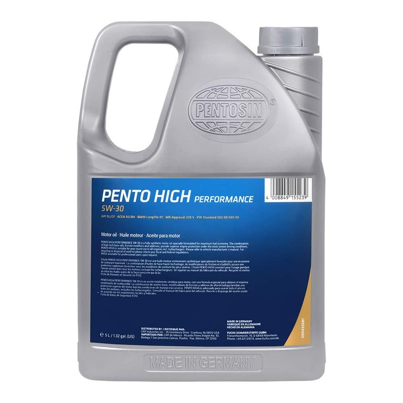 Pentosin 8043206 Pento High Performance 5W-30 Full Synthetic Fuel Economy