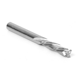 Yonico Router Bits CNC End Mill Solid Carbide Spiral 3 Flute Compression 1/4-Inch Dia. 1/4-Inch Shank 33310-SC