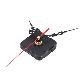 CHICIRIS Mecanismo para Reloj de Pared, maquinaria para Reloj de Pared, Mecanismo de Bricolaje Piezas de Movimiento de Reloj de Cuarzo, Juego de Herramientas de Reparación de Repuesto (Negro)
