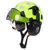 Safety Helmet with Built-In Visor & Removable Earmuffs – Style