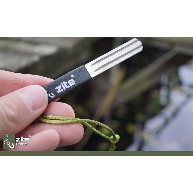 Zite Fishing Hook Sharpener Set - Sharpening Stone for Fishing