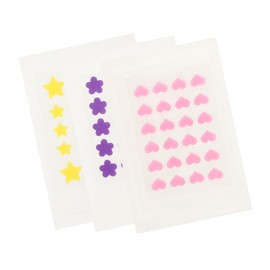 NOLITOY Hydrocolloid Pimple Patches Flower Heart Stickers Blemish Cover Waterproof for Face