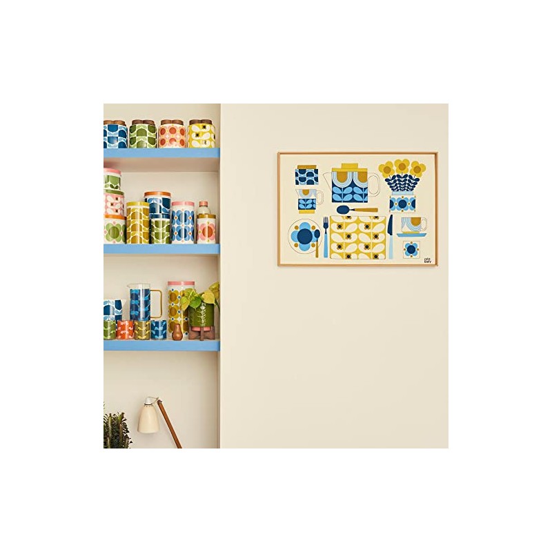 Orla Kiely Vase Flower Print Set of 2 Tea Towels