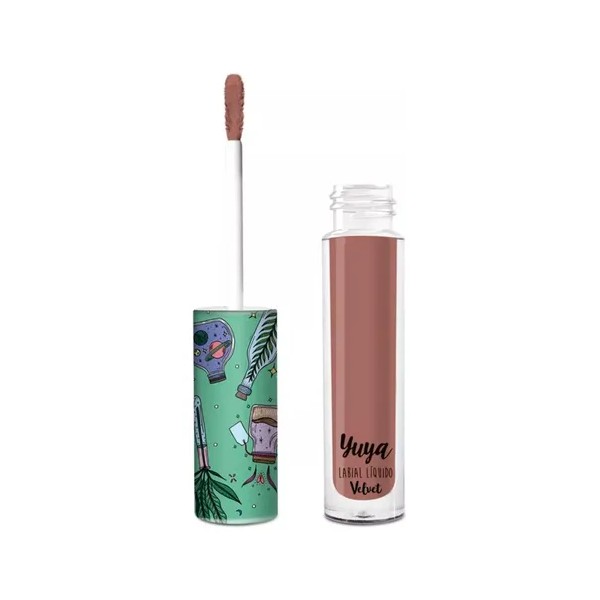 Labial Yuya Velvet Liquid Lipstick Labios color te quiero mate