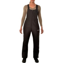 Arctix Women's Essential Insulated Bib Overalls, Black, Small Short