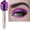 LGSZGDCN Purple Eyeshadow stick and Sponge Makeup Brush, Smooth Cream