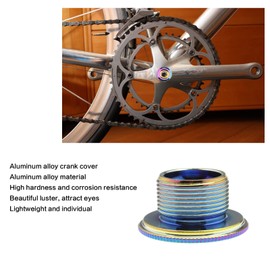 EMSea M20 Bike Crank Cover with 2PCS Bolts Hex Head Crank Arm Bolts Bicycle Crankset Screw Compatible with Shimano M4000/M590/M596/M610/M661/Deore/SLX/XT/XTR