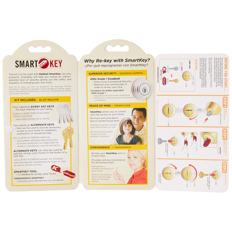 Kwikset 83262-001 SmartKey Re-keying Kit