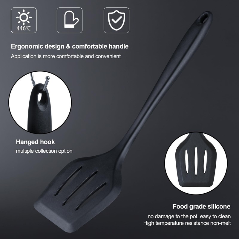 RAXCO Kitchen Utensils Set,18-Piece Cooking Tools and Sharp Knives,Stainless Steel