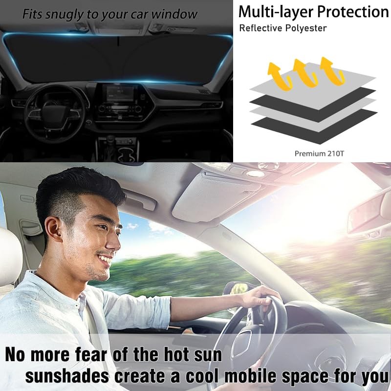 Explorer Customized Windshield Sun Shade for 2020 2021 2022 2023