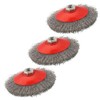MorNon 3 x Cup Brush Angle Grinder 115 mm M14