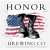 Honor Brewing Company Sticker US Flag Beer Micro Brewery Chantilly Virginia VA