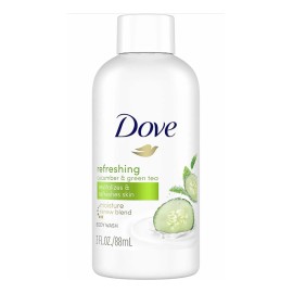 Jabón Líquido Dove Fresh Botella Viaje Pepino 88ml