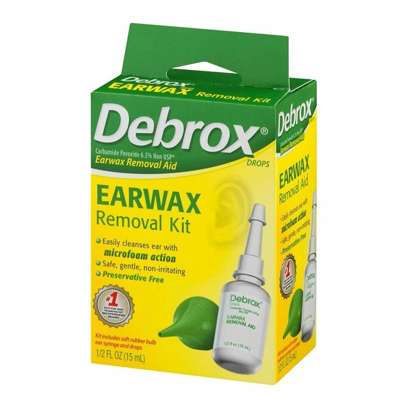 Debrox Earwax Removal Aid Kit with Microfoam Cleansing Action Gentle