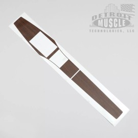 Detroit Muscle Technologies DMT Mopar A Body 69-71 Manual 4 Speed Console Woodgrain Vinyl Overlay Dart