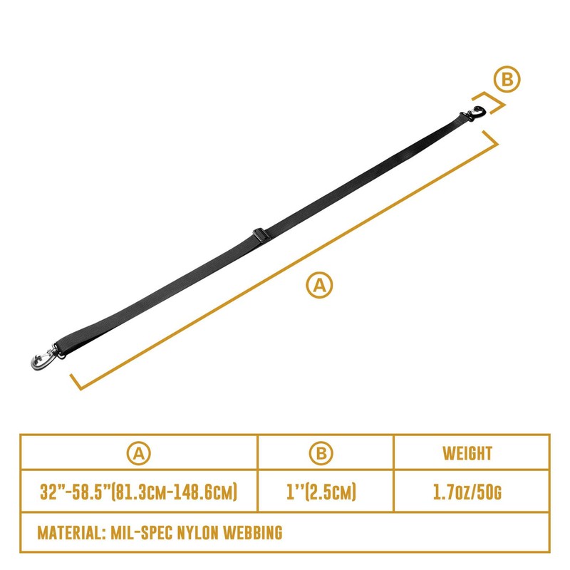 OneTigris Shoulder Straps Replacement Adjustable Strap for Briefcase Messenger Bag