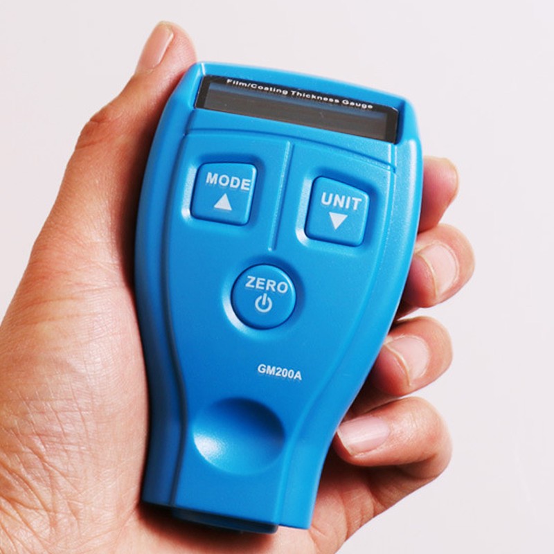 Paint Thickness Meter 0.01mils Resolution Digital Display Coating Depth Gauge