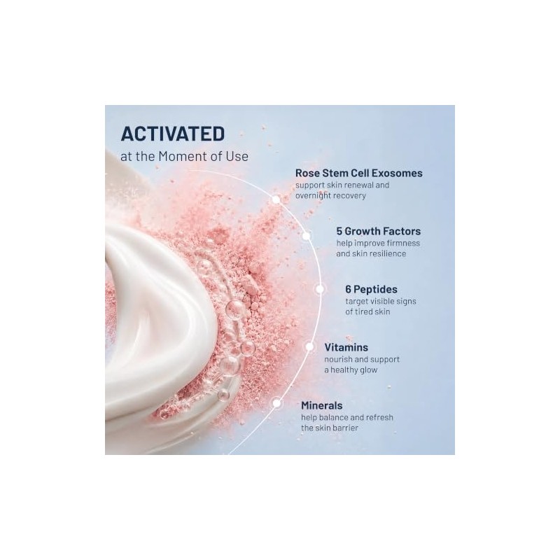 EXO NIGHT CREAM Rose Exosome - Crema reparadora nocturna con