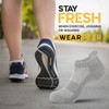 WEARPEER 10 Pairs Ankle Socks for Men & Women Breathable