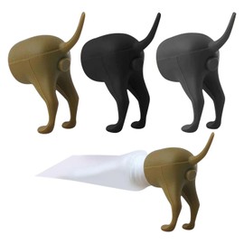 RELKLYU 3 Pieces Dog Piston Styling Toothpaste Tool, Creative Toothpaste Tool, Interesting Toothpaste Dispenser, Toothpaste Accessories