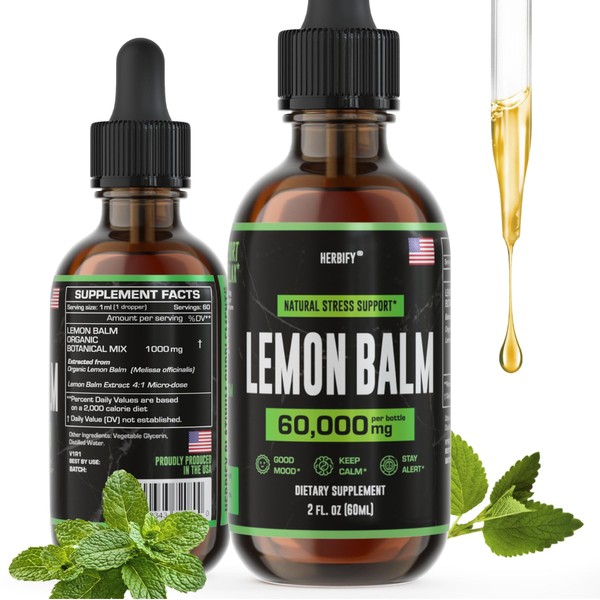 HERBIFY HERBIFY Lemon Balm - Lemon Balm Tincture - Melissa