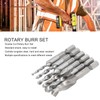 6PCS Hex Shank Combination Drill Tap 3 in 1 HSS
