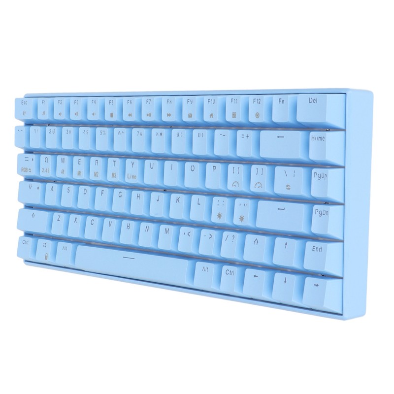 Mechanical Keyboard 82 Keys RGB Three Modes Support Wireless 2.4G