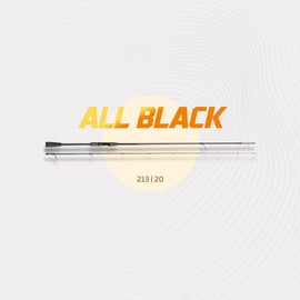 Zeck All Black 2.13 m 20 g – Spinning Rod for Light Spin Fishing for Perch and Trout, Fishing Rod for Bass Fishing, Jig Rod