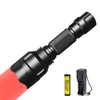 BESTSUN Red Light Torch, Red Hunting Flashlight Signal Torches Zoomable