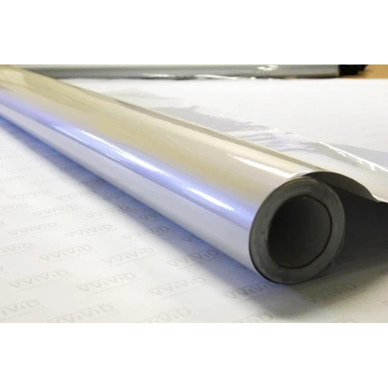 VViViD Gloss Space Pearl Metallic White Vinyl Wrap Film 1.5ft