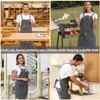Beitiny Denim Apron with Pockets, Cross Back Apron for Men