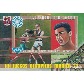 Prophila Collection Äquatorialguinea Block14 (kompl.Ausg.) postfrisch ** MNH 1972 Olympische Sommerspiele (Briefmarken für Sammler) Kampfsport (Boxen/Fechten/Ringen/Karate …)