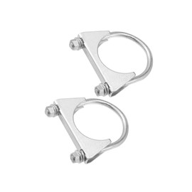 Motoforti Round U Bolt Muffler Exhaust Clamps for Car / 2.25" ID 58mm / 2 Pcs Long-lasting