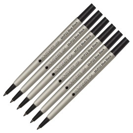 Lanier Combo Pack - 6 Pack - Monteverde® Rollerball P22 Paste Ink Refill Compatible with Most Parker® Style Rollerball Pens - Blueblack (Fine Tip 0.6mm)