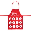 by Robelli Merry Christmas Tree Red Felt Novelty Cooking Apron,